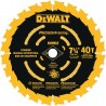DISCO ALTA PRECISIÓN 7.1/4" X 40 - 5/8" DEWALT DW3194