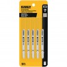 HOJA SIERRA P/CALAR 36TPI LAM METAL DELGADA DEWALT DW3778-5