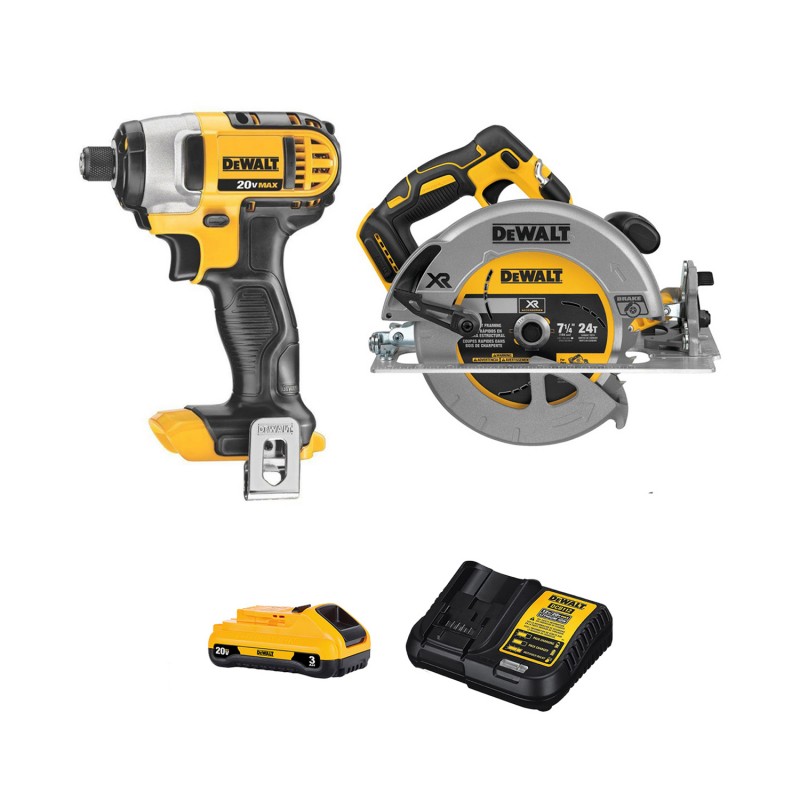 20V ATORNILLADOR IMPACTO DEWALT DCF885B +SIERRA CIRC.DCS570B
