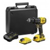 TALADRO PERCUTOR BRUSHLESS 20V 1/2 2BAT STANLEY SBD715C2K-B3