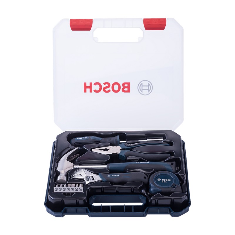 SET DE PUNTAS Y HERRAMIENTAS MANUALES BOSCH 12 PZ 2607002793