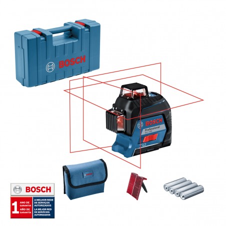 NIVEL LASER PLANOS 20 M BOSCH GLL 3 80