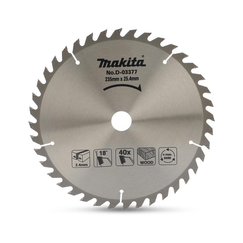 Disco HM Makita para sierras de mesa corte madera - 315x30mm 40 dientes